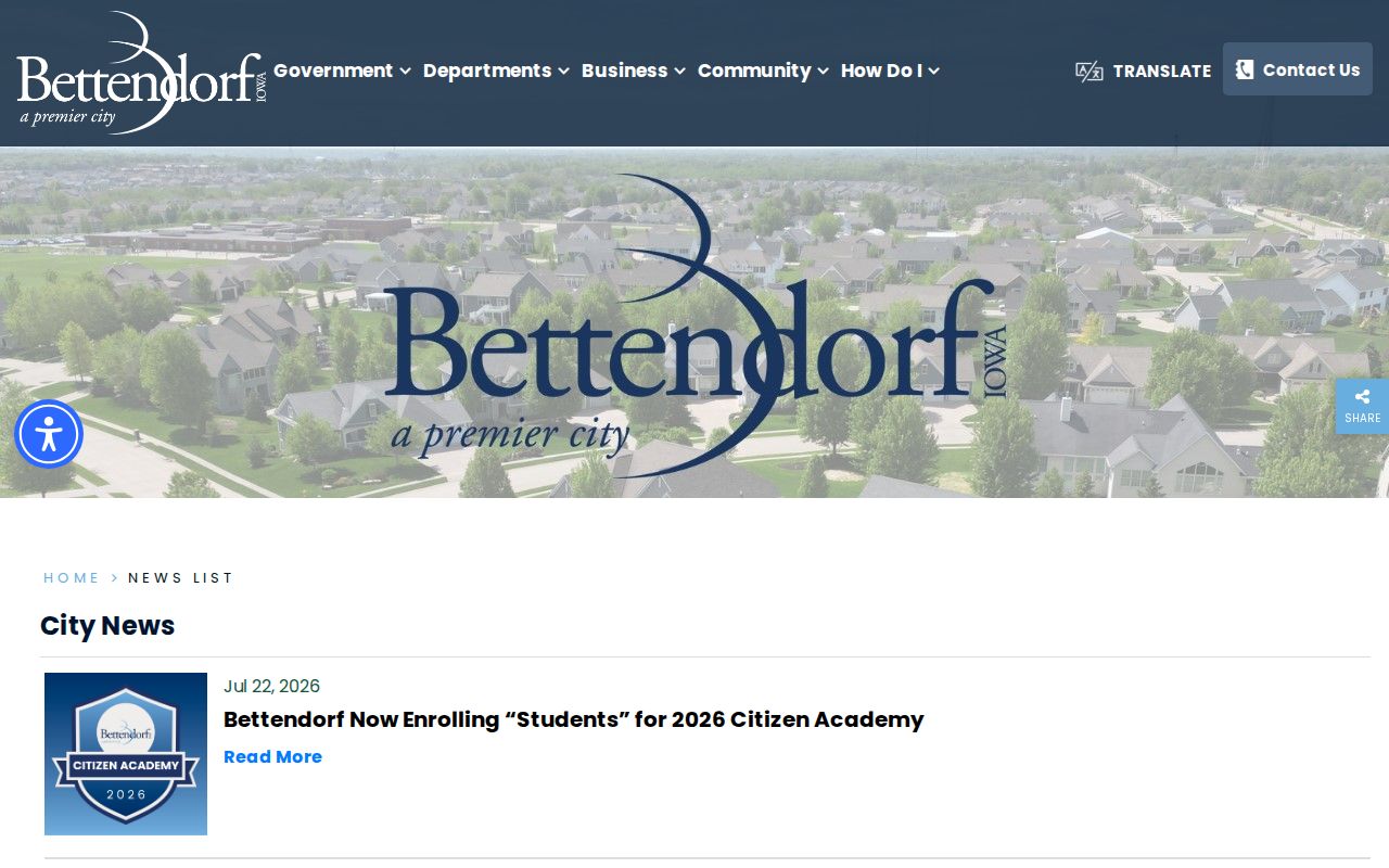 Scott County Bettendorf police records facility planning news